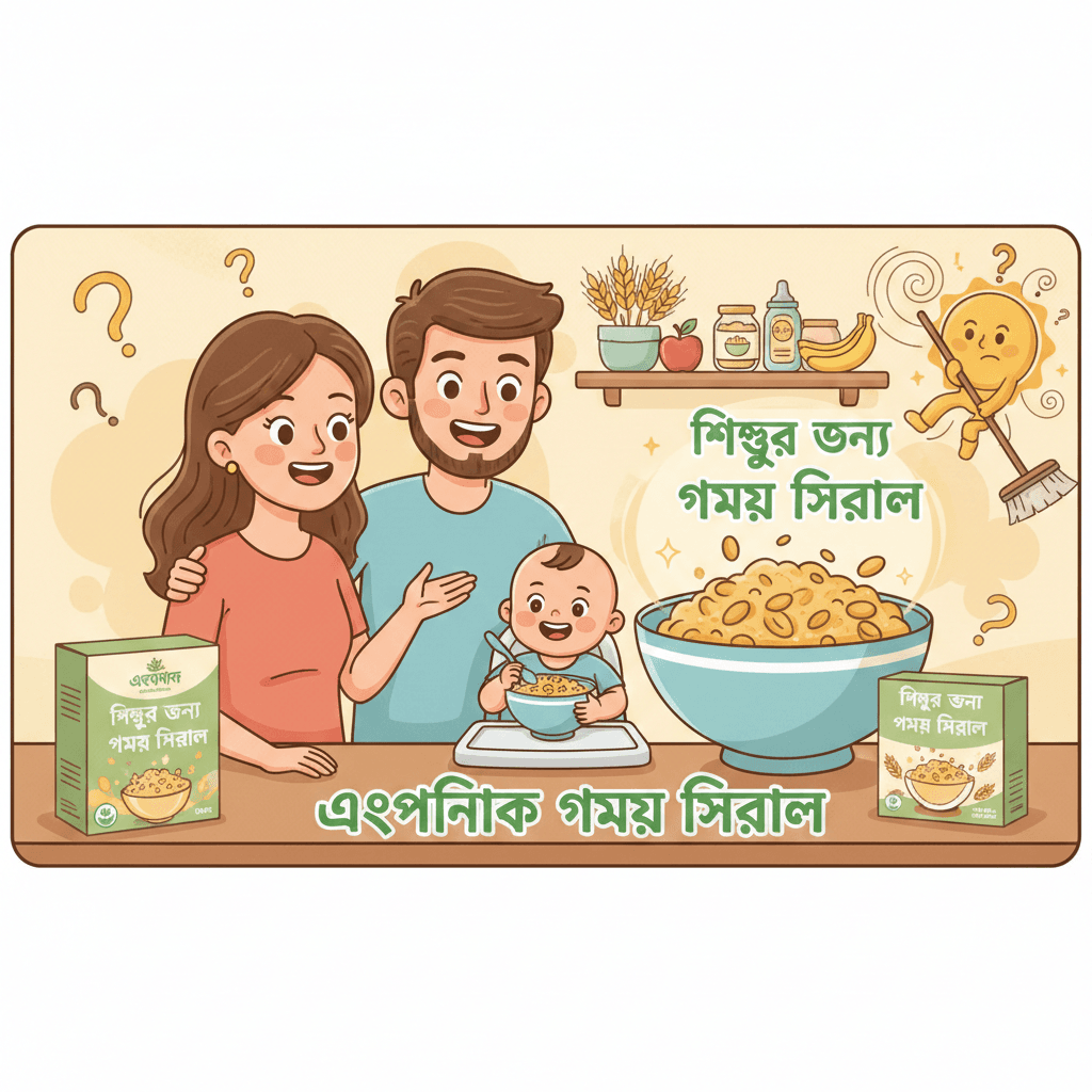 শিশুর জন্য অর্গানিক গমের সিরিয়াল