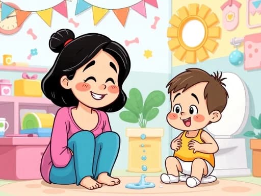 পটি ট্রেনিংয়ের সময় দুর্ঘটনা সামলানোর উপায়