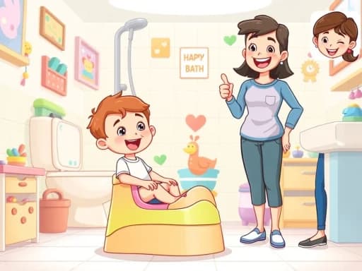 পটি ট্রেনিংয়ে বাবার ভূমিকা