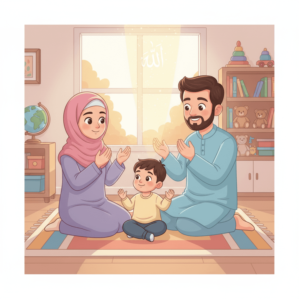 টডলারের জন্য সকালে-সন্ধ্যায় দোয়ার চর্চা