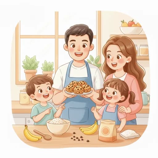 চকোলেট চিপস ও ওটস কেক: পুষ্টিকর স্ন্যাক