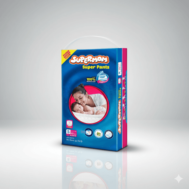 Supermom Baby Diaper Pant - Saver Pack S - 42P