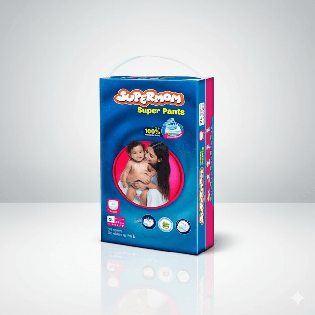Supermom Baby Diaper Pant - Super Saver Pack XL - 44P